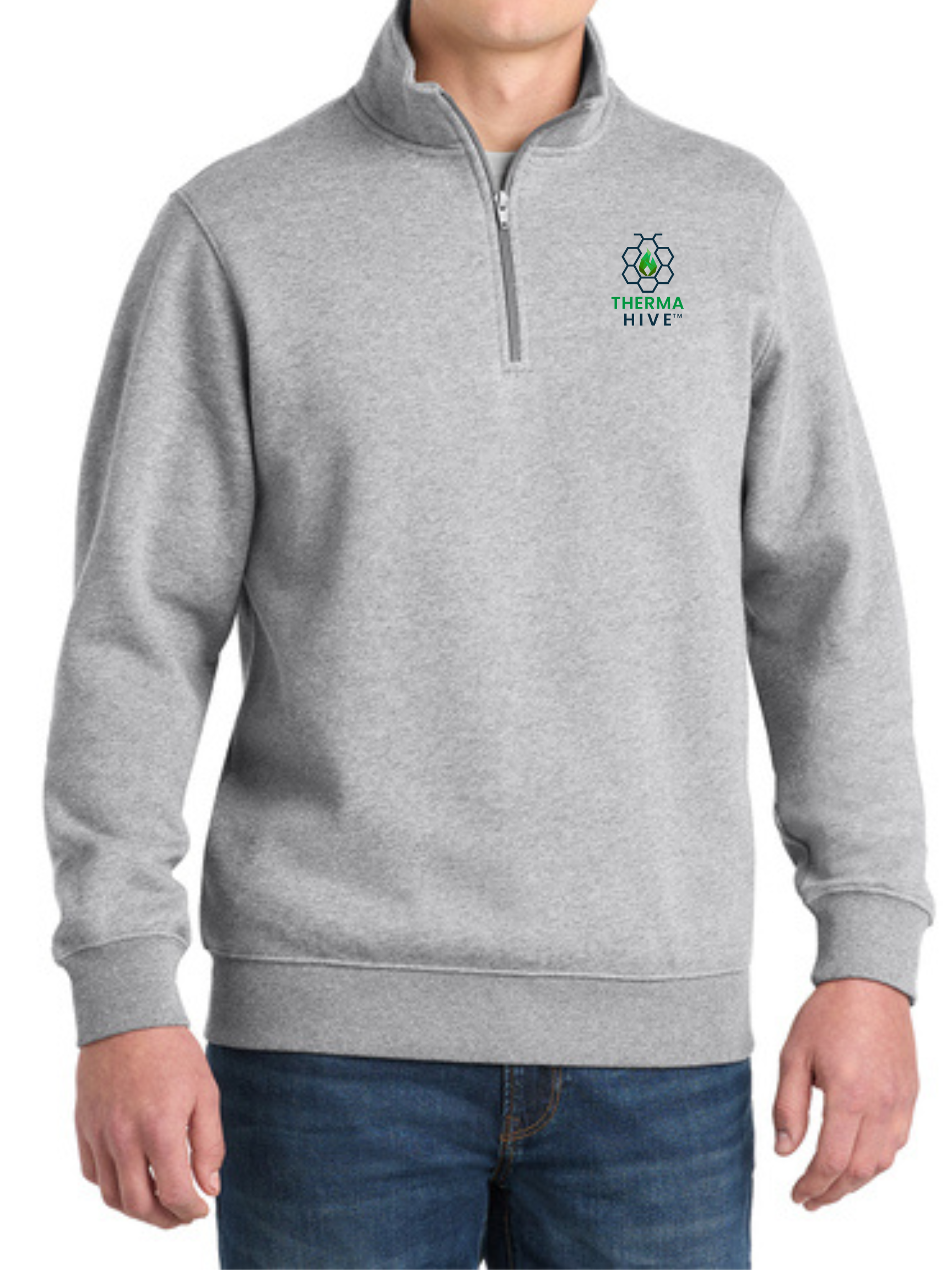 ThermaHive™ Midweight Quarter-Zip Fleece Sweatshirt - Image 5