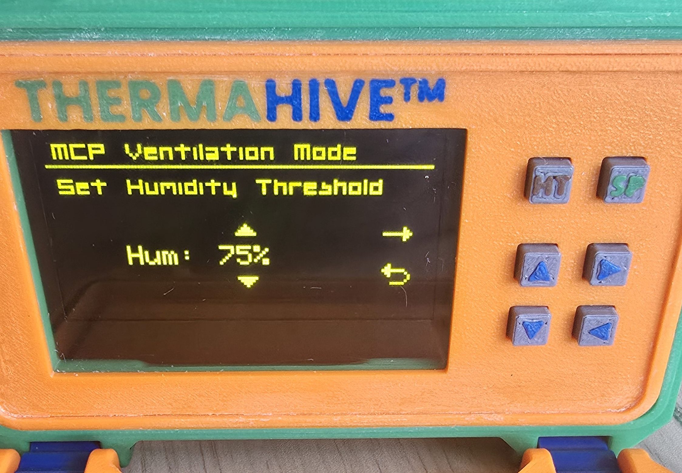 Humidity control hardware example