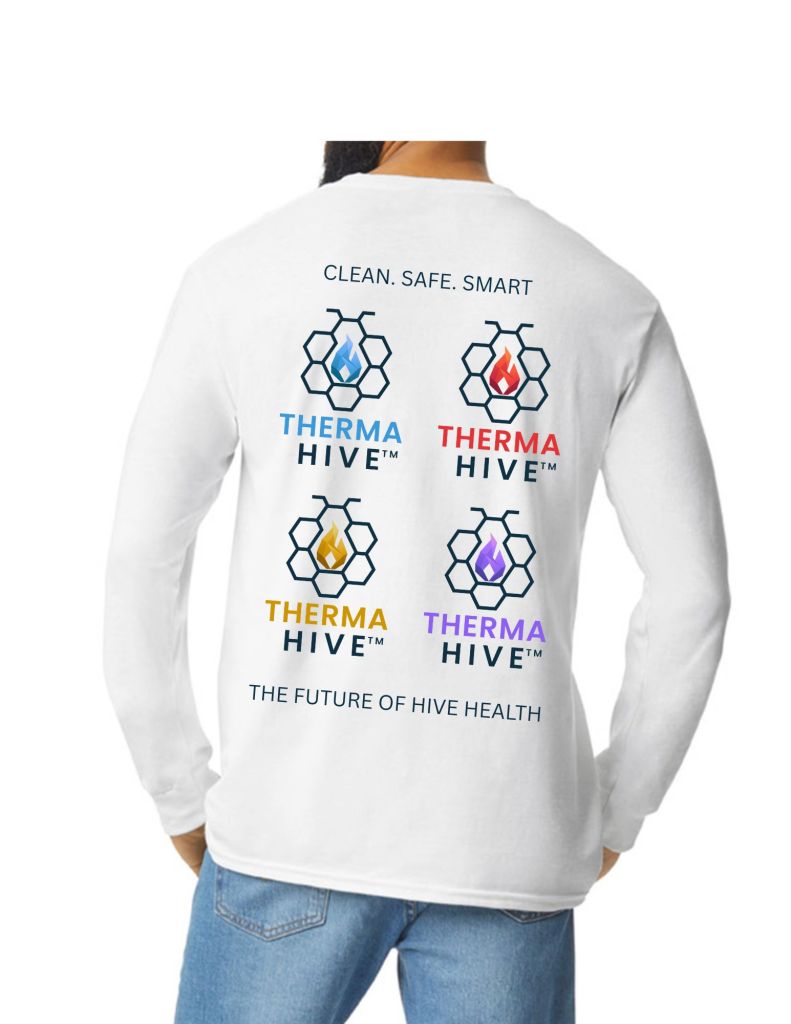 ThermaHive™ Long-Sleeve Pocket Tee Back Graphic